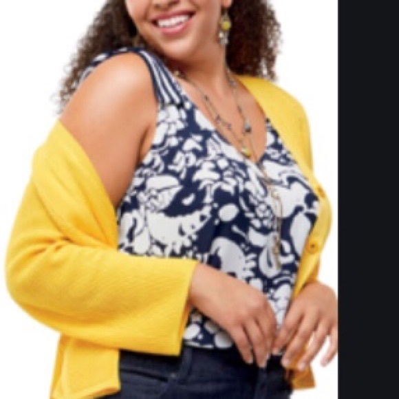 Cabi Shoulder Tie Top SZ S - Picture 4 of 7